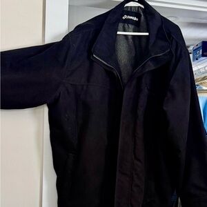 St John’s Bay men’s black cargo coat